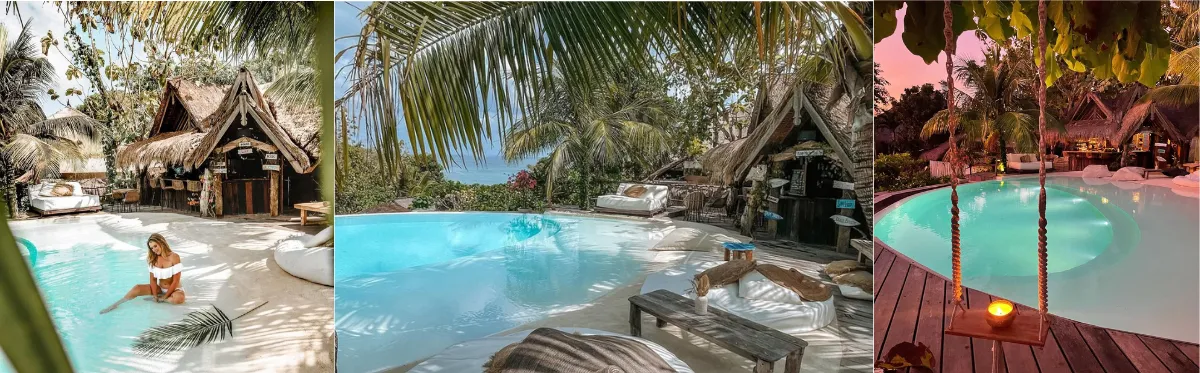 Kolam renang La Cabane di Balangan, proyek Dehome