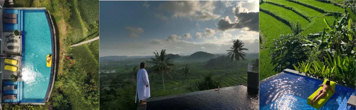 Villa Di Bias di Tirtagangga, Karangasem, dengan private pool, proyek Dehome